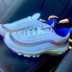 Custom Air Max 97s. Worn once outside.